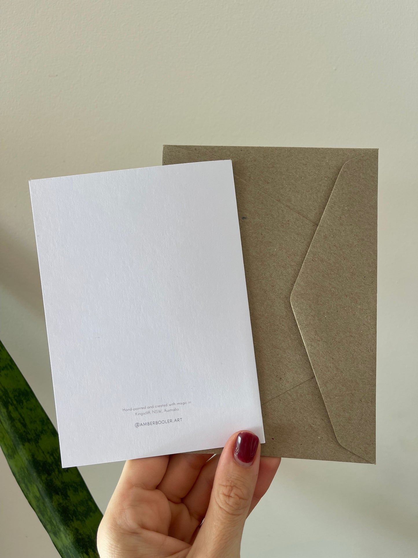 Lunar Moon Phase Blank Card