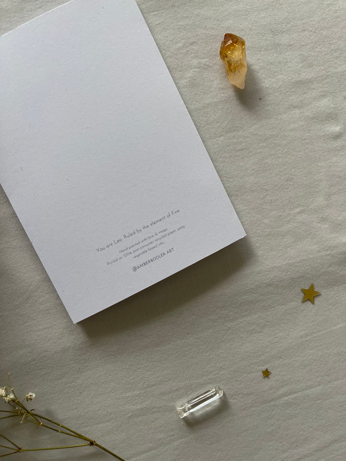 Zodiac Leo Greeting Card