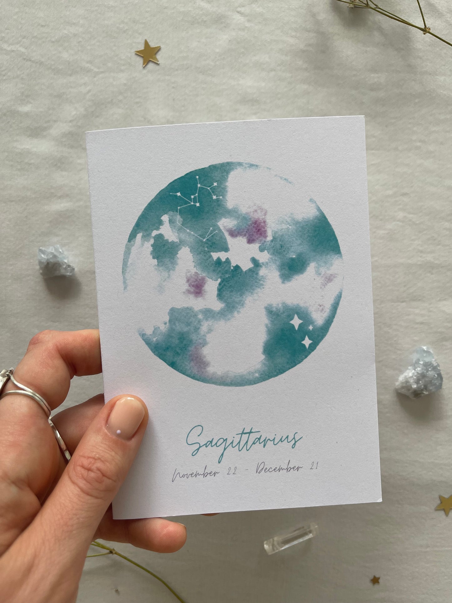 Zodiac Sagittarius Greeting Card