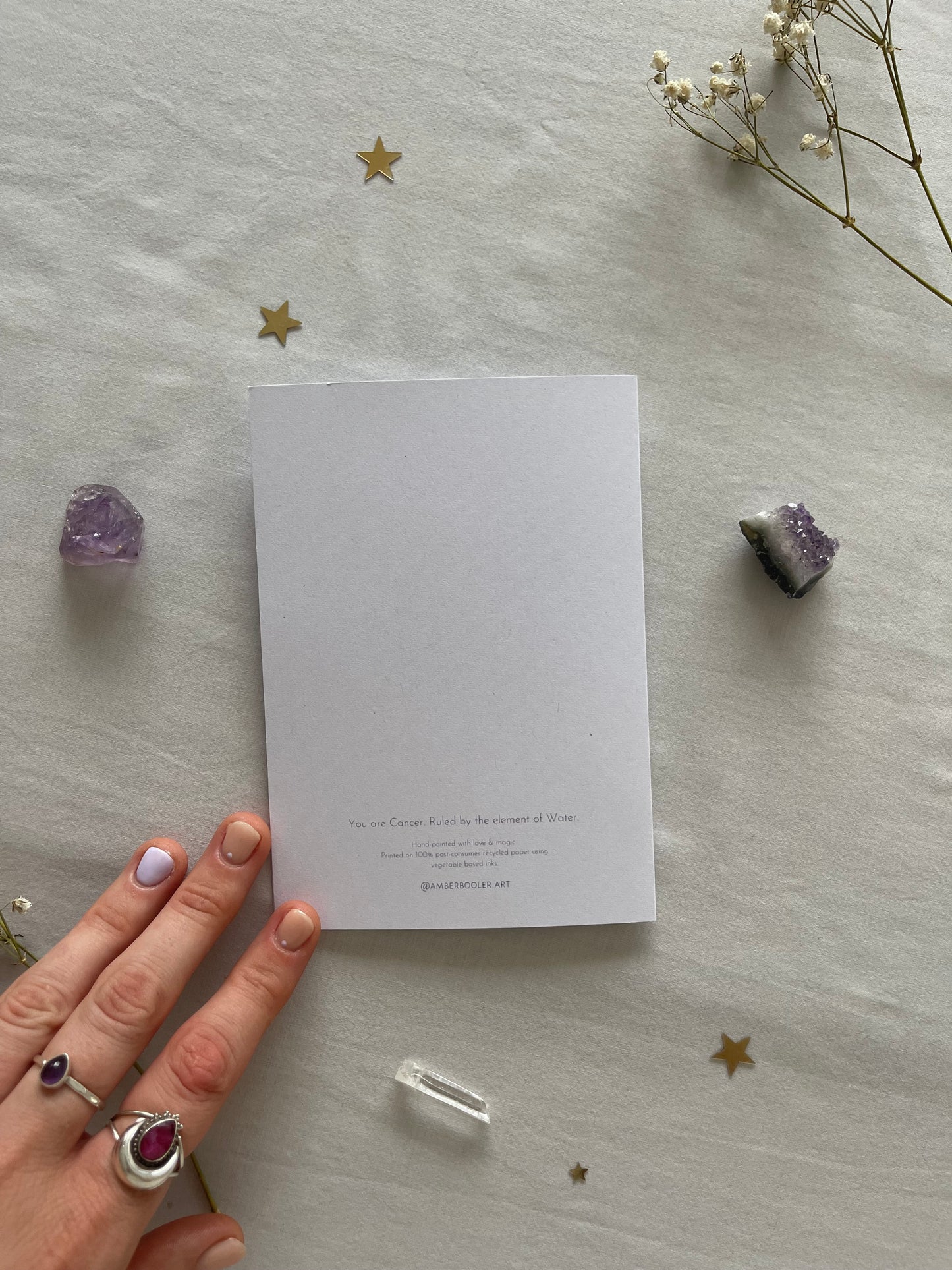 Zodiac Cancer Greeting Card