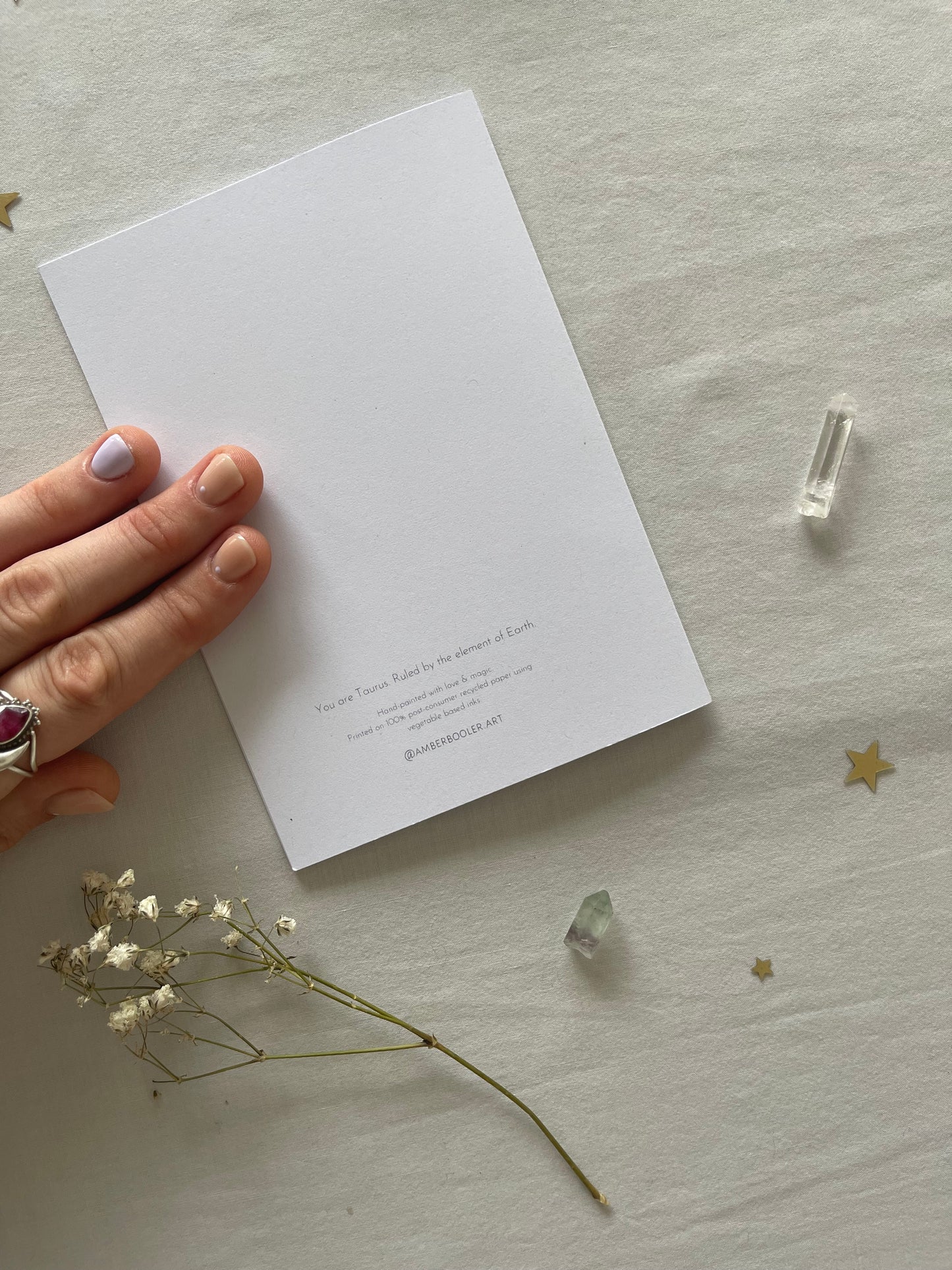 Zodiac Taurus Greeting Card