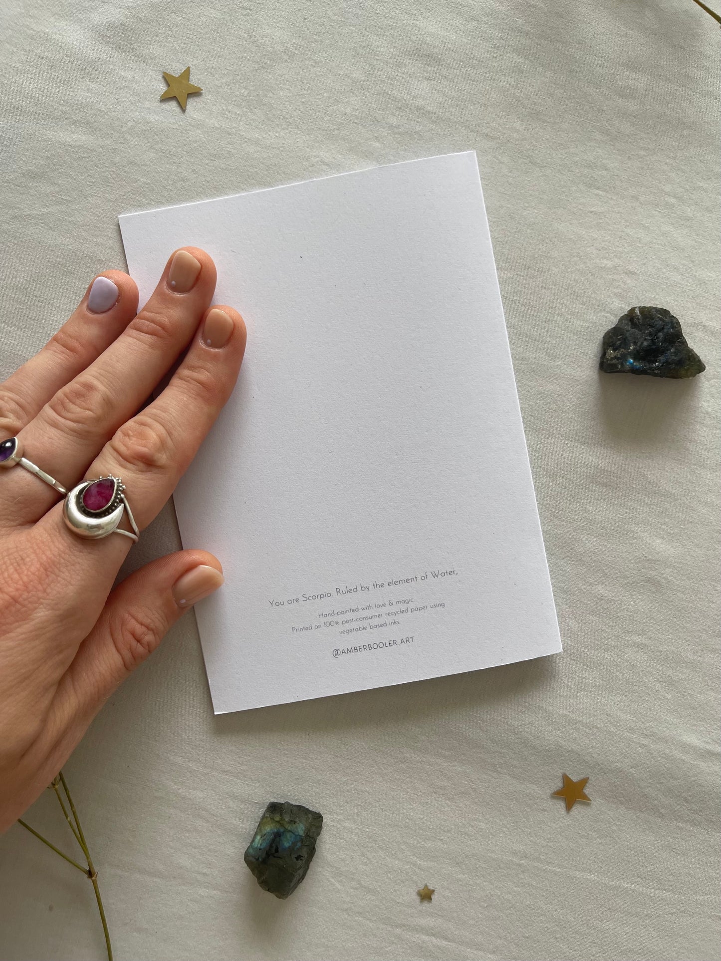 Zodiac Scorpio Greeting Card