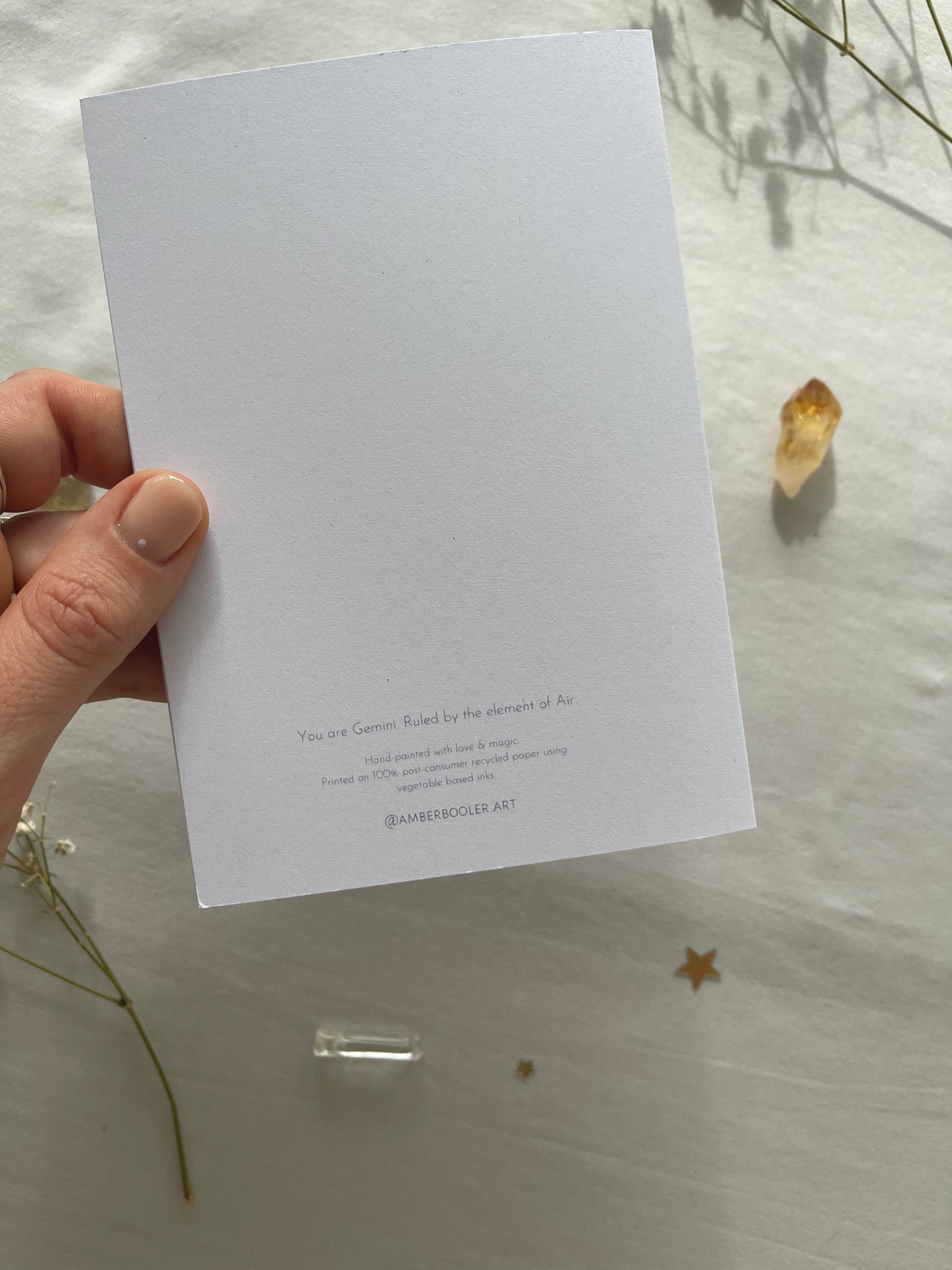 Zodiac Gemini Greeting Card