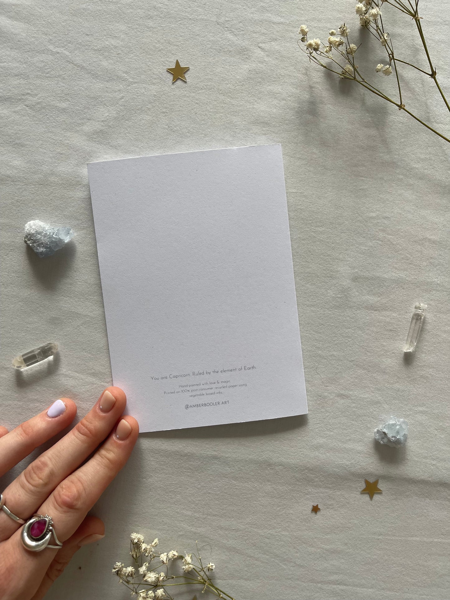 Zodiac Capricorn Greeting Card