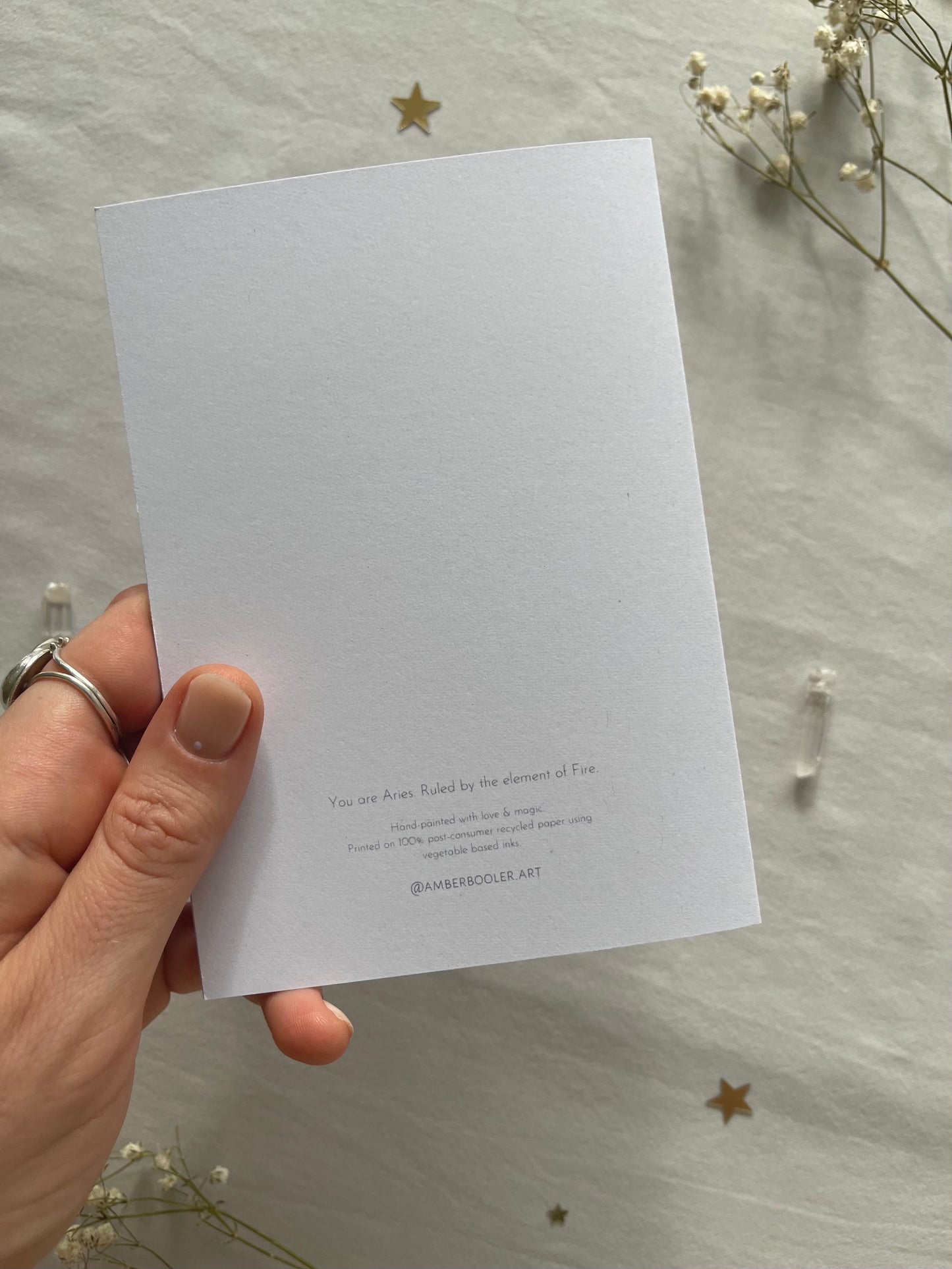 Zodiac Aries Greeting Card